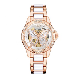<span class=keywords><strong>Orologio</strong></span> meccanico automatico <span class=keywords><strong>da</strong></span> donna con farfalla e Design a diamante adorabili orologi <span class=keywords><strong>da</strong></span> ragazza in stile asiatico - Product Image 2