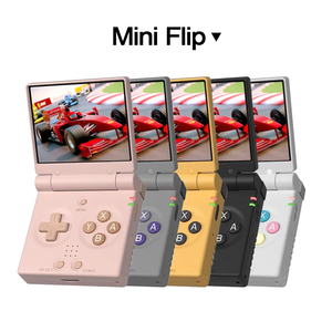 เครื่องเล่นเกมพกพา Miyoo Mini Plus Flip V2 V4 สีเหลืองเทา สไตล์เรโทร - Product Image 3