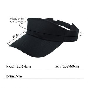 Wholesale Outdoor Sun Protection Custom Color Summer Beach Visor Empty Top Sun <b>Hat</b> Visor Custom Logo Gift Sun Visor <b>Hat</b> Gorras - Product Image 3