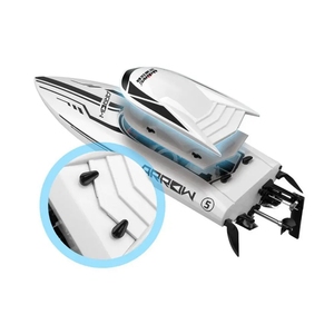 Grand bateau rapide UDIRC UDI005 RC sans balais 50 km/h bateau de course à grande vitesse bateau à réaction télécommandé bateaux jouet hélice coque TFL <span class=keywords><strong>volantex</strong></span> - Product Image 6