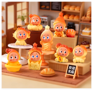 Venta al por mayor de resina tostada pastel sándwich Pizza tartas huevo miniatura casa de muñecas comida niño juego de imitación preescolar supermercado cocina juguete - Product Image 1