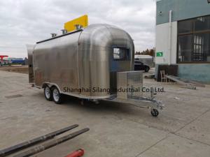 Amerikaanse Standaard 3 + 1 Gootsteen Ijs Camping Truck/Mobiele Friteuse Bakplaat Uitlaat Koffie Cake Camper Trailer - Product Image 6