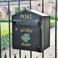 Boîte aux lettres murale extérieure en métal, mini, étanche et antivol, capacité 10L, pour la réception de colis résidentiels - Vente en gros