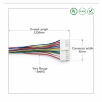 Selubung Kabel Mesin Cuci Solvet Heavy Duty Braided Sleeving Multi Pin Tembaga Murni Tahan Air IP67 untuk Kustom