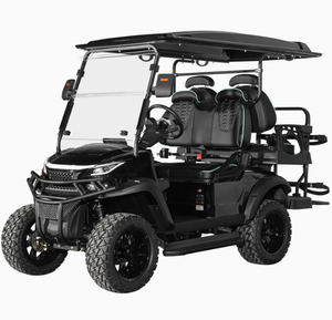 Deluxe China Manufacturers Golf Hunting Buggy <b>Car</b> 4 Seater Lifted Electric Golf Cart Comfortable Folding Seat Carbon Steel - Product Image 1