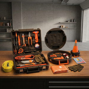 Boîte à outils d'urgence multifonctionnelle pour véhicule, kit d'outils combinés - Product Image 2