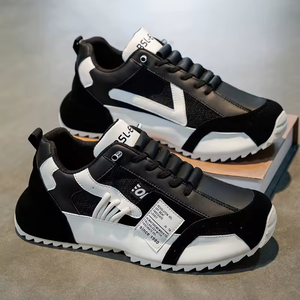 Chaussures décontractées pour hommes, baskets en maille respirante d'automne, chaussures de marche décontractées, chaussures de course à semelle épaisse, chaussures pour papa augmentant la hauteur intérieure - Product Image 1
