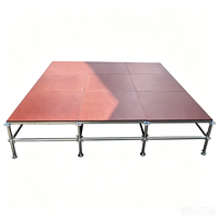 Scène modulaire en treillis d'acier pour événements, plateforme réglable en hauteur, scène de concert extérieure, plancher imperméable antidérapant