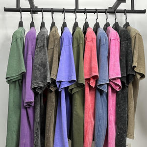 Camiseta de Alta Calidad 100% Algodón Grueso para Hombre, Estilo Urbano Vintage, Personalizada con Estampado, Talla Grande, Lavado Ácido - Product Image 2