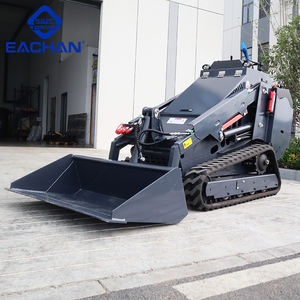 EACHAN Euro 5 Diesel Mini selip Steer Loader pertanian semua medan Crawler selip Steer Loader Orchard Drive hidrolik Skid Steer Loader - Product Image 3