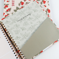 Cuaderno de viaje de tapa dura en espiral personalizado con impresión de libros de fábrica al por mayor disponible planificador/Diario/Agenda opciones de oficina escolar