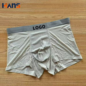 Sous-vêtements pour hommes de marque best-seller, personnalisés, confortables <span class=keywords><strong>et</strong></span> respirants, tissu soyeux doux pour la peau, caleçons boxer pour hommes - Product Image 1