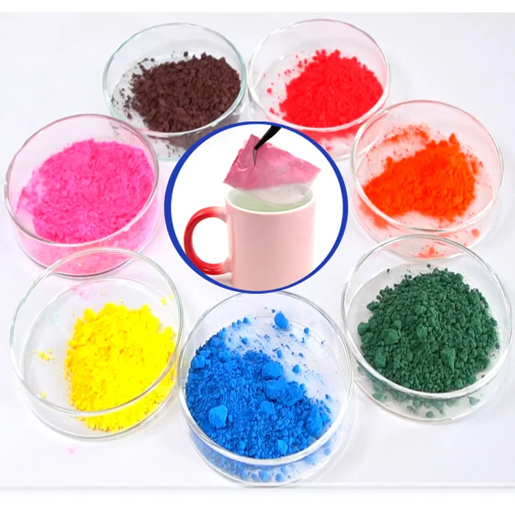 Heat sensitive Changing color Pigments Temperature Change color to colorless thermochromic pigment