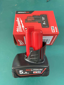 工場直送 ミルウォーキー M12B5 <span class=keywords><strong>12V</strong></span> 5Ah REDLITHIUM リチウムバッテリー カラーボックス入り 電動工具用バッテリー - Product Image 6