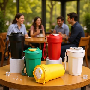 Stainless Steel Octagonal Coffee <b>Mug</b> 304 <b>Insulated</b> Travel Thermos Gift Cup Portable Outdoor Use - Product Image 1