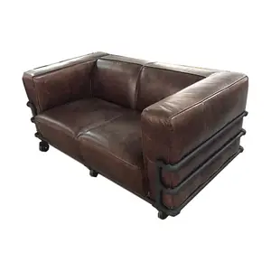 Sofá de couro mestre malásia, atacado, original, sala de estar, couro, dois lugares, sofá de madeira, nova moda, sofá