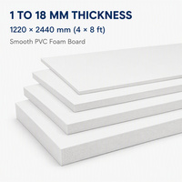 Panneaux en mousse PVC lisse, vente en gros d'usine, 1-18 mm, ignifuges, imperméables, panneaux d'affichage en plastique, service de découpe sur mesure