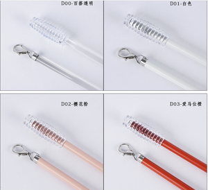 モダンスタイル手動式スティックカーテンロッド アルミアクリル合金製 ドレープバトン 結婚式用 メタルプルロッド - Product Image 5