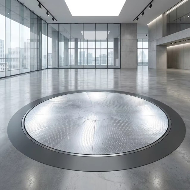 CE Certified 5T Vertical Motorized Vehicle Turntable for Private Garage Vehicle Turntable Showroom