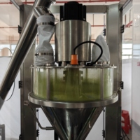 Ligne de remplissage automatique de poudre avec vis sans fin pour pots d'assaisonnements, herbes et épices