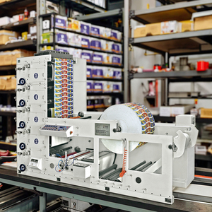 High Speed 40-60m/min Roll to Roll Flexographic <b>Printing</b> <b>Machine</b> for Multi Color Sticker <b>Label</b> Production - Product Image 1