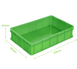 HAOSEN HS-1914 <span class=keywords><strong>Cassa</strong></span> in Plastica PP Multifunzionale Resistente all'Usura Impilabile con <span class=keywords><strong>Fondo</strong></span> Rinforzato Pratica e Conveniente per la Spedizione - Product Image 5