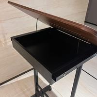 Table de bureau réglable pour ordinateur portable avec boîte de rangement Table élévatrice pour puzzle pour enfants pour bureaux de bureau