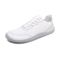 Chaussures de sport pour hommes en gros d'usine, légères, pour la marche, style pieds nus, en maille, semelle zéro drop, minimalistes
