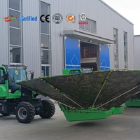 Hydraulische trillende boomenschudder oogstmachine met automatische fruitopvang