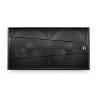 Subwoofer Bekboes S218+ double 18 pouces en contreplaqué, puissance nominale 1200 W, haut-parleur de graves de 18 pouces pour grands événements