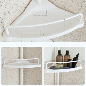 Putumickey — étagère de salle de bain à 4 niveaux, caddie de douche, organisateur d'angle, résistant à la rouille, support de rangement pour <span class=keywords><strong>baignoire</strong></span> et shampooing - Product Image 5