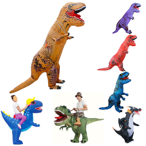 Disfraz Inflable de Dinosaurio de Dibujos Animados para Ciclismo, Accesorio de Mascota para Fiestas, Actuaciones, Festivales y Diversión - Product Image 1