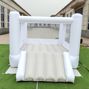 PVC silencioso Mini Tumble Casa de rebote trampolín niño Mini hermético blanco castillo hinchable silencioso interior niños gorila inflable - Product Image 6