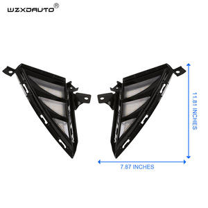 Lampe de jour pour Elantra 2020 2021, phare LED DRL bleu et jaune de conduite, 2 pièces - Product Image 6