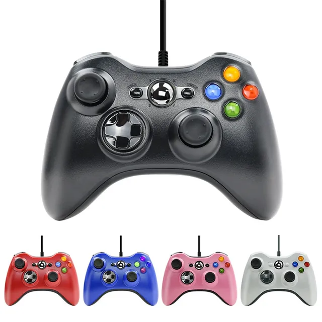 For XBOX 360 Wired Game Controller USB Computer Controller PC PUBG Game Controller Wired Controller