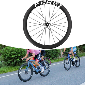 Roues de vélo de route en carbone UCI 700c <span class=keywords><strong>Ferei</strong></span> H50D Pro 50mm Tubeless Frein à disque 60T Ratchet pour HG pour XDR Compatible Finition UD - Product Image 1