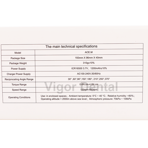 Moteur endodontique dentaire avec localisateur d'apex intégré 2 en 1, équipement endodontique pour le traitement des canaux radiculaires - Product Image 6
