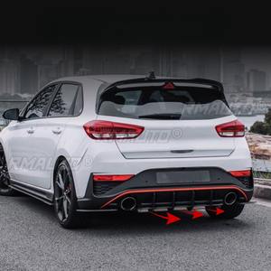 Kit carrosserie pour Hyundai I30N 2020+ : lèvre de pare-chocs arrière, séparateur de pare-chocs arrière, diffuseur, protection de pare-chocs, accessoires auto - Product Image 4