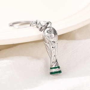 Nuovo <span class=keywords><strong>Portachiavi</strong></span> Trofeo Calcio 2026, Ciondolo Trofeo <span class=keywords><strong>3D</strong></span> in Lega di Zinco per Tifosi, Souvenir all'Ingrosso per Eventi della Coppa del Mondo - Product Image 2