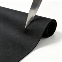 High Strength High Density Polyethylene Fiber Fabric Cut Resistant Black 300gsm UHMWPE Woven Fabric