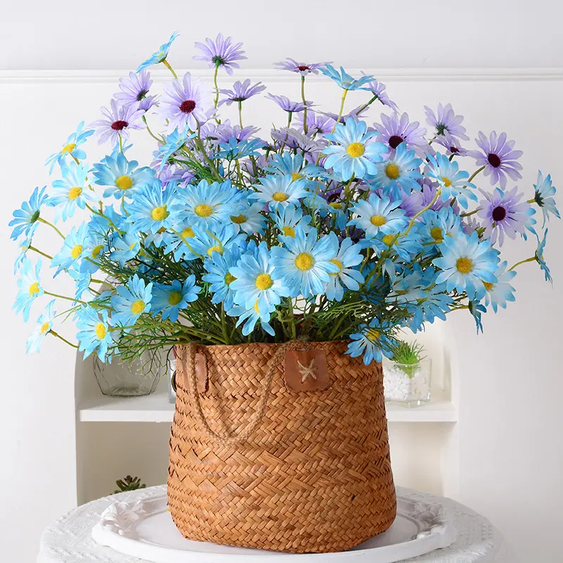 Голландская Хризантема, имитация маленькой маргаритки, персидская Хризантема, украшение для домашней фотографии, ромашка, искусственные настоящие цветы