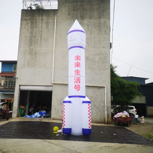 Fusée spatiale gonflable de décoration <span class=keywords><strong>scientifique</strong></span> de grande <span class=keywords><strong>activité</strong></span> extérieure personnalisée - Product Image 3