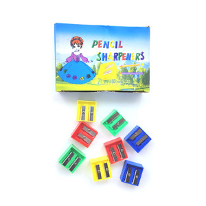 Sacapuntas Manual de Doble Orificio, Colorido y Bonito, Sacapuntas Pequeño Estándar para Uso Escolar - Product Image 3