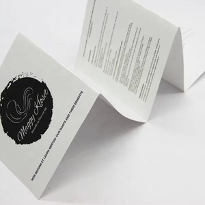 Brochure publicitaire, dépliant, livret imprimé en offset couleur personnalisée avec papier kraft et logo sur mesure - Product Image 1