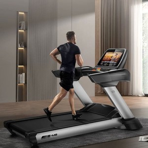Tapis de course intelligent Yipao commercial pliable avec grand écran HD, moteur 5 CV, inclinaison électrique, multifonctionnel, pour usage domestique, large, silencieux, spécial salle de sport - Product Image 1