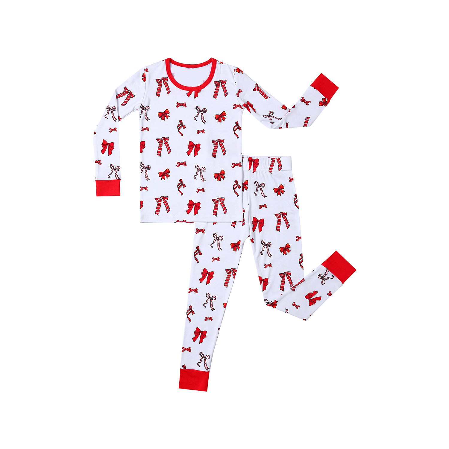 Red bow print