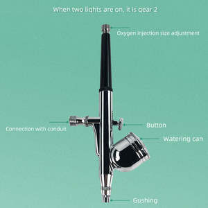 हाई प्रेशर फेस स्प्रे कंप्रेसर किट ऑक्सीजनेटेड वॉटर जेनरेटर नेब्युलाइज़र कंप्रेसर पावर स्प्रे - Product Image 2
