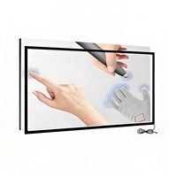 Écran tactile infrarouge IP65 de 19 pouces, cadre prêt à l'emploi, affichage de projection pour le divertissement à domicile avec technologie IR interactive