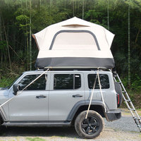 Carpa de Techo Plegable para Acampar al Aire Libre, Impermeable, para las Cuatro Estaciones, con Tela Oxford, Techo de Apertura Rápida para SUV, Una Habitación
