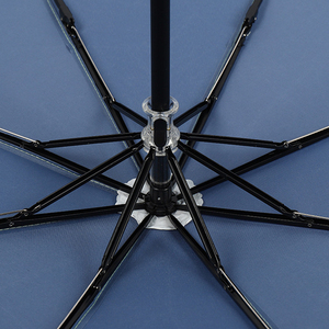 Cadre durable résistant au vent fort <span class=keywords><strong>Parapluie</strong></span> à coutures bicolores imperméable à l'eau pongé haute densité entièrement automatique - Product Image 3
